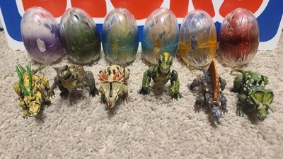 Mega Bloks Plasma Dragons Dinosaurs Series 3 - Lot of 6 with Eggs