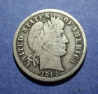 1914-S Barber Dime  G/VG