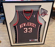 Stephon Marbury Nets Signed and Framed Jersey Beckett COA  33