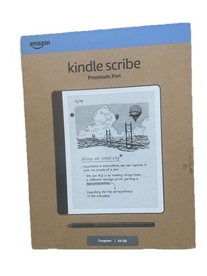 Amazon Kindle Scribe 64GB [2nd Generation] [With Premium Pen] [Tungsten]