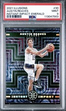 2021-22 Panini Illusions - Instant Impact Austin Reaves #30 Emerald (RC) POP 1