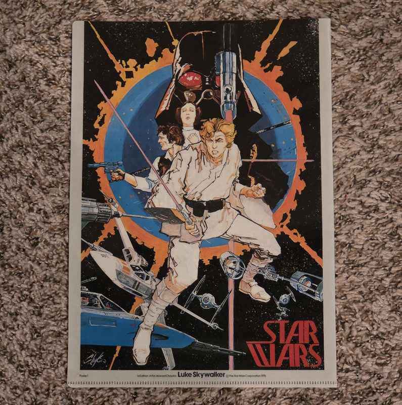 Human Made x Star Wars Clear File Folder - Howard Chaykin 1976 Art Poster