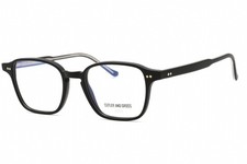 Cutler and Gross CGOP136051 001 Square Shiny Black 51 mm Unisex Eyeglasses Frame