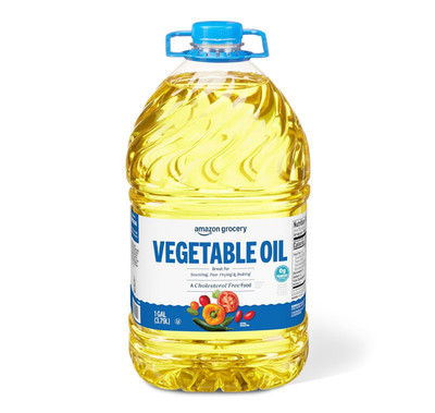 Amazon Grocery, Vegetable Oil, 128 Fl Oz (Previously Happy Belly, Packaging May