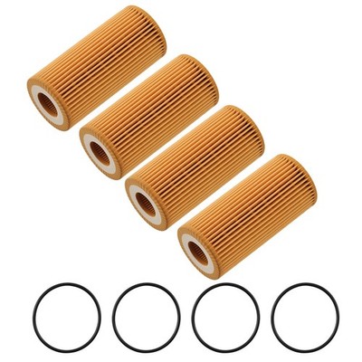 4x Oil Filter Set for Audi A3 VW Golf Jetta 1.8T 2.0T 06L115562B HU6013Z