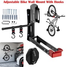 Swivel Bike Wall Mount, No Lifting Bike Storage Rack Bike Hanger for Garage UK