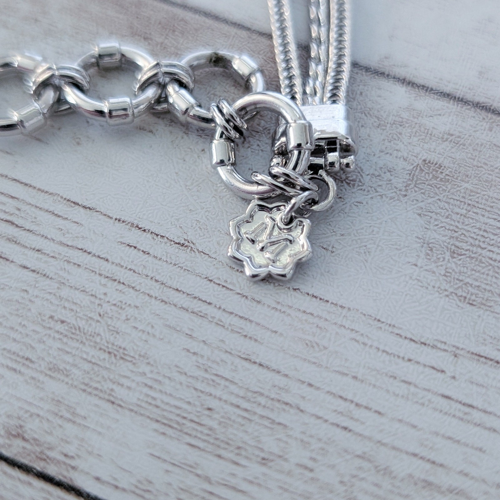 Silver Tone Bracelet - Missing Something? - image 4