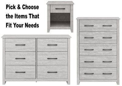 Gray Oak Bedroom Furniture Sets Dresser Chest Drawer Dressers Drawers 5 6 Grey