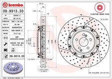 Bremsscheibe (pro Einheit) BREMBO 09.9313.33