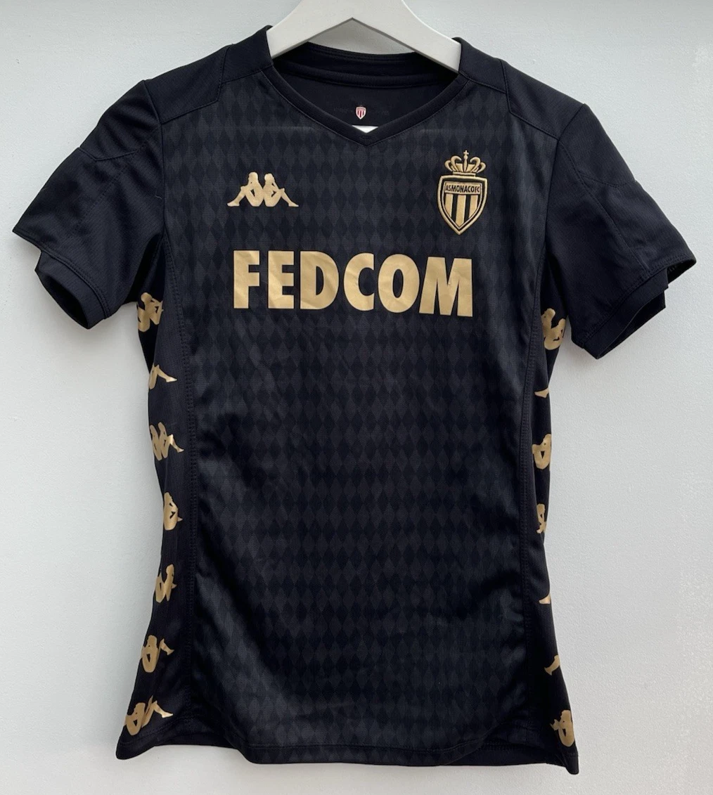 AS MONACO FRANCE 2010'S FOOTBALL COTON TEE SHIRT JERSEY KAPPA