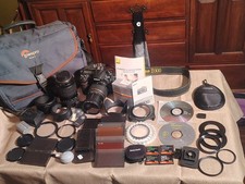 Nikon D300 Camera Plus Lots Of Lenses SD Memory Cards Charger Battery And More