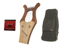 Kinnor Harp 2-Tone Color w/ Gig Bag  Extra Strings Set