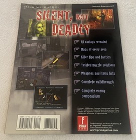 Silent Hill Official Strategy Guide Prima PS1 1999 Complete Excellent Condition