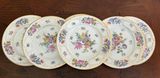 Tirschenreuth Dresden Decoration 4326, Bavaria Floral Bouquet Plates 6 1/4"
