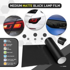 NEW For Car and motorcycle Headlight, Tail Lights, Fog Lights Vinyl Film Black