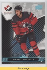 2018 Upper Deck Team Canada Juniors Blue Michael McLeod #20 READ q2l