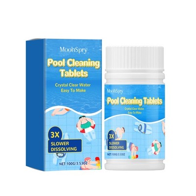1~5x Multifunction Pool Cleaning Tablets for Crystal Clear Water, Clears Cloudy