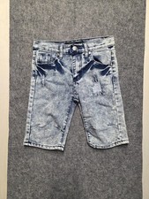 Trestles Youth Co Denim Shorts Sz 7 Distressed Blue Frayed Hem Casual Shorts