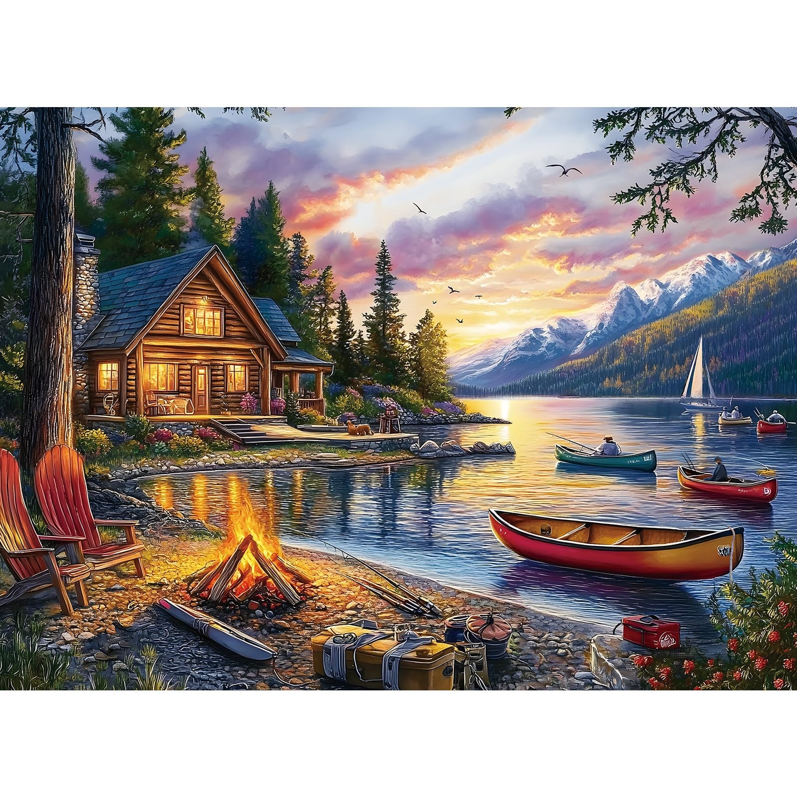Jigsaw Puzzle for Adults 500 Pieces &ndash; 500 Piece Puzzle wit