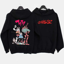 Gorillaz Print Oversized Hoodie