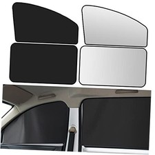 Car Side Window Sun Shades, Shades with Magnets, Shade for Baby, Strong silver