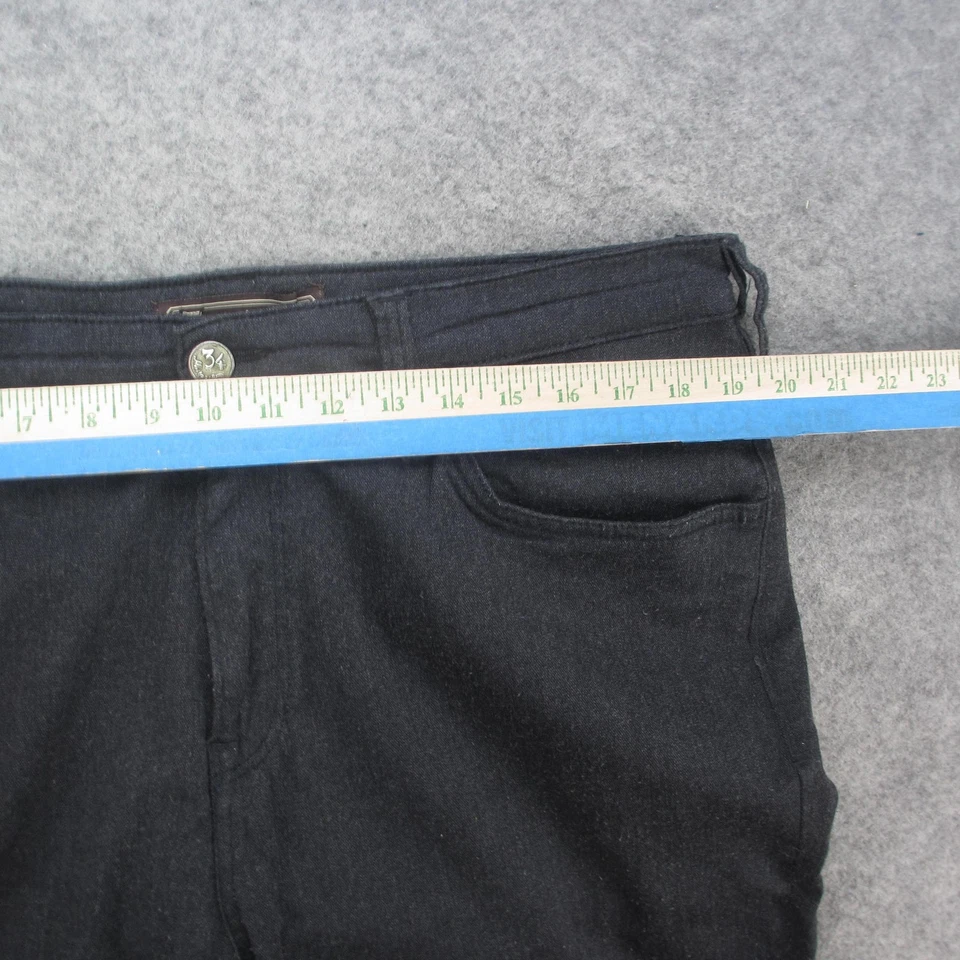 Pantalones de mezclilla 34 Heritage para hombre 38x32 lavado oscuro carisma tiro cómodo clásicos elásticos Foto 3 de 4