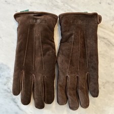 LL Bean Men  s Adirondack Leather Gloves, Brown, Size L,  0 BNG9