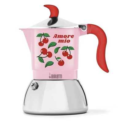 Bialetti Espressokocher Mercato Della Frutta Fiammetta Induktion 4T Cherries6664