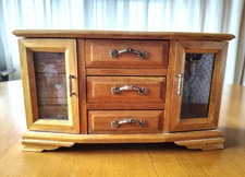 MOBILETTO PORTAGIOIE IN LEGNO con Carillon