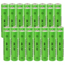 AA / AAA Alkaline Rechargeable Batteries 1.5V 3000mAh High Capacity Long Lasting