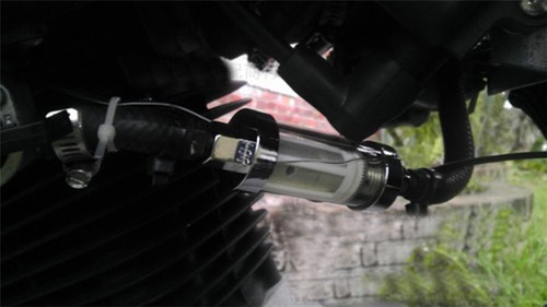 8mm 5/16''Fuel Filter Motorcycle Fuel Gas Filter Car Petrol Diesel Inline Tube - Picture 2 of 17
