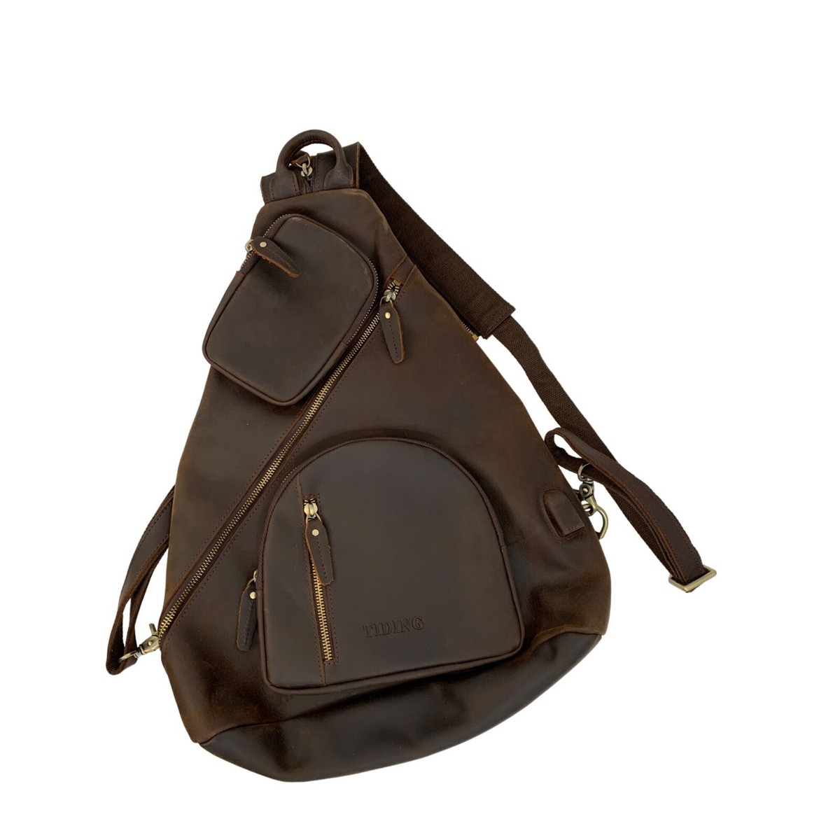 SEAKIND　faded leather shoulder bag Leather Shoulder Bag | Amazing Lyndon