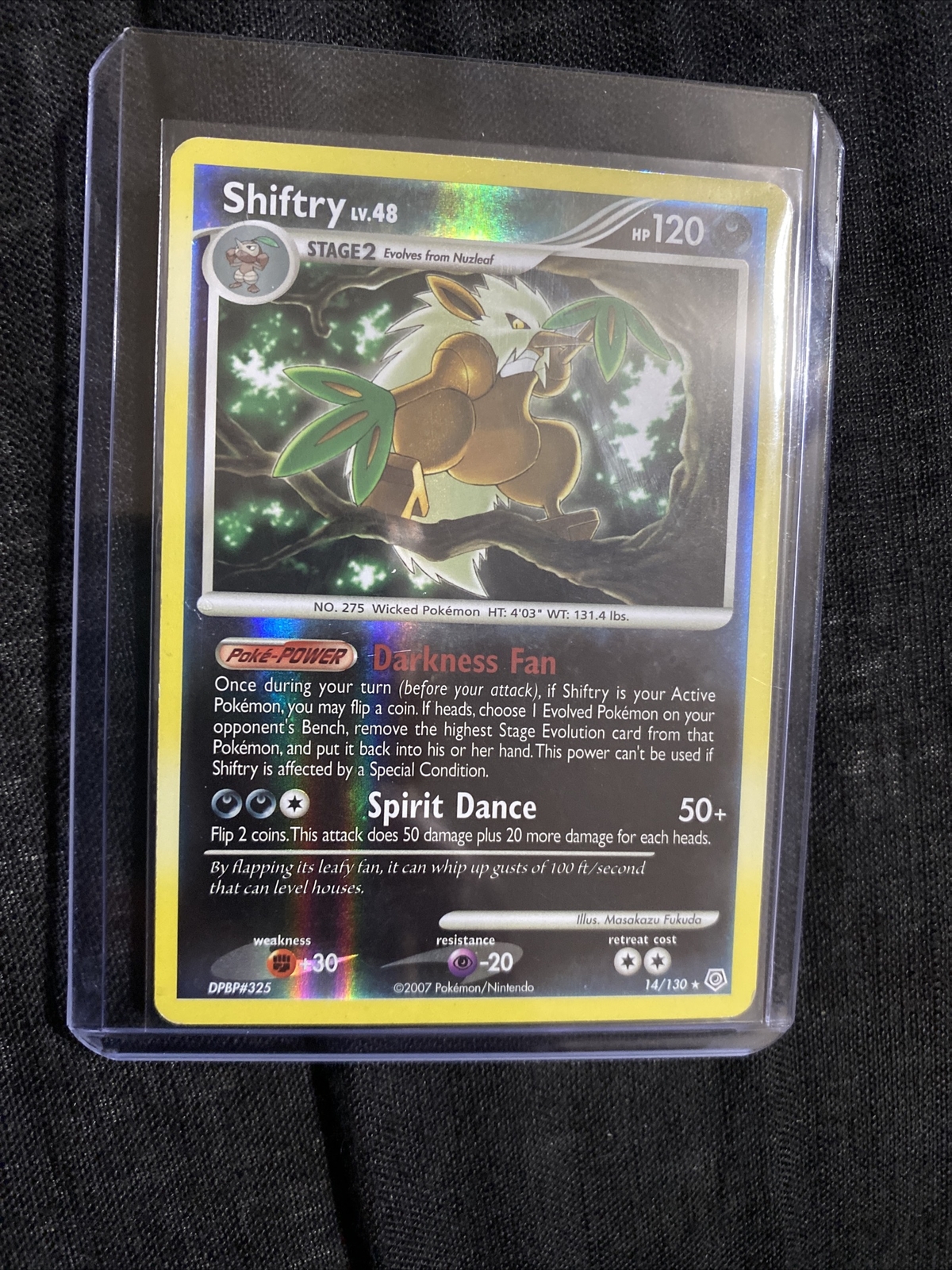 Pokémon Shiftry 14/130 EX Diamond & Pearl Reverse Holo Rare