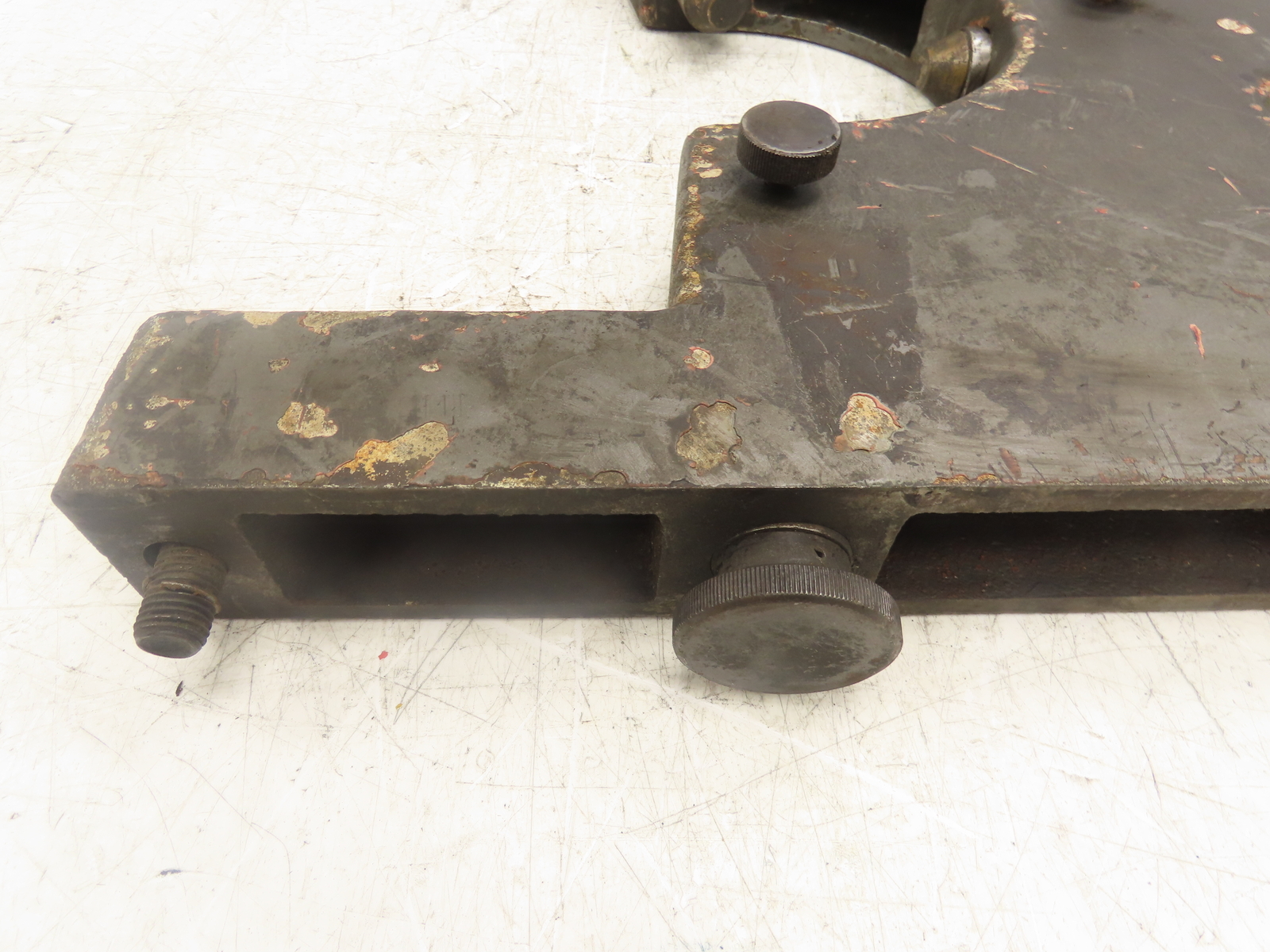 Steel Lathe Steady Rest 20" Swing 7" Max OD Roller Bearing 3 Point