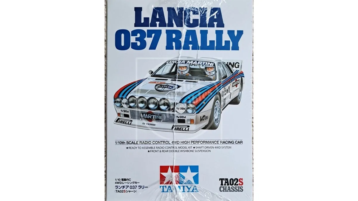 Tamiya RC 1/10 Lancia 037 Rally 4WD Kit TA02S Chassis w/ Motor