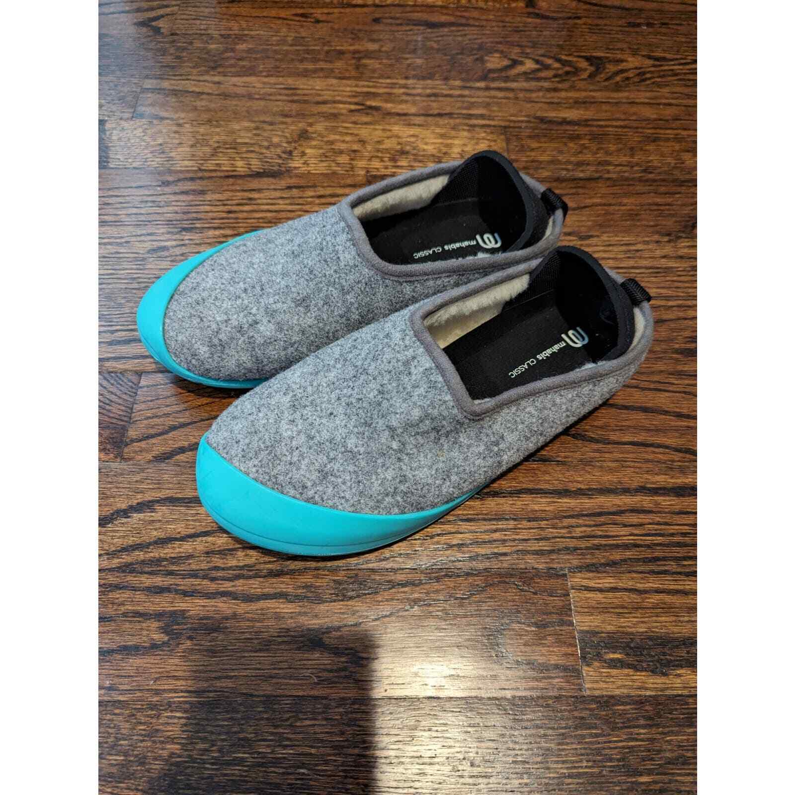 SAOLA NUOVE ciabatte Mahabis Classic Larvik grigio blu suola rimovibile