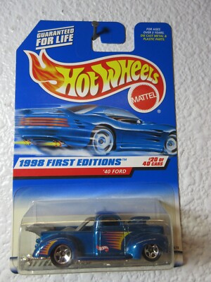 1998 First Editions Hot Wheels '40 FORD #654