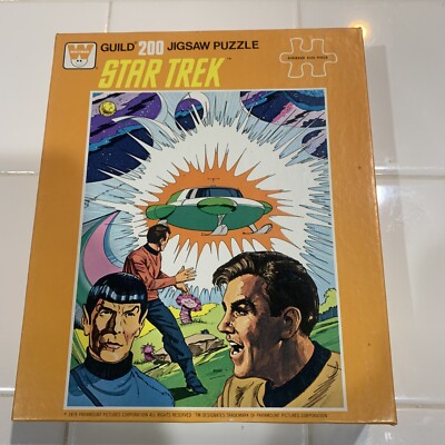 Puzzle MB Vintage 1978 - Science Fiction - 200 Pièces - Neuf Sous Cello