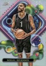 2024  Topps Cosmic Chrome - Mikal Bridges #11 SILVER REFACTOR