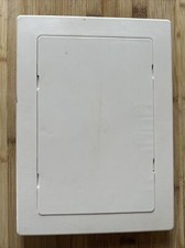 Biały panel pokrywający otwór PVC 8 cali x 11 cali