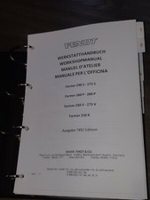 FENDT Farmer 240 250 260 270 275 280 REPARATURHANDBUCH WERKSTATTHANDBUCH