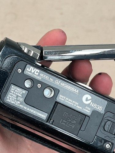 JVC Everio GZ-MG680BAA 120GB HDD 1080P Video Camcorder Untested For Parts Only - Picture 9 of 12