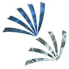 30pcs 5" Archery Feathers Turkey Fletches Natural Right Wings Shield Arrow DIY