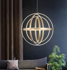  Modern LED Aluminum Ceiling Light Chandelier Living Room lobby Pendant Lamp yc