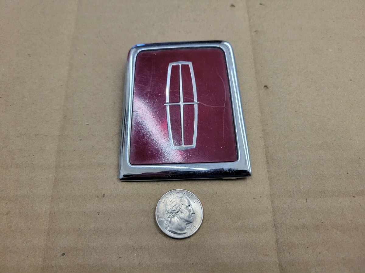 Lincoln OEM 1990-1997 Town Car Burgundy Rear Trunk Key Hole Flip