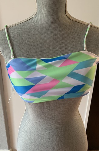 ISLAND SOUL BATHING SUIT BIKINI TOP & BOTTOM 2-PIECE LARGE - Picture 2 of 7