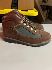 Timberland Field Boot Brown/Green Boys' Boot Size- 6 NEW WITHOUT BOX