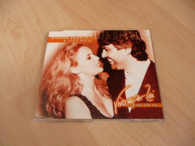 Single CD Andrea Bocelli + Judy Weiss - Vivo per lei - Ich lebe für sie - 1995
