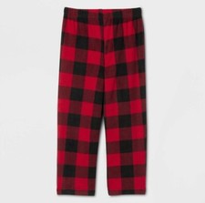 Wondershop Red and black buffalo check fleece pajama pants NEW