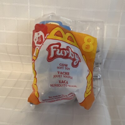 McDonald's Happy Meal Furby Toys Plush Clips #8 Cow 2000 NIP